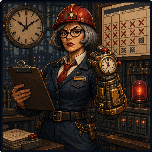 The Deadline Machine, a pixel-art timekeeper